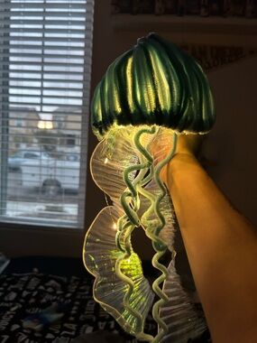 Iridescent Green Jellyfish Wall Hanging, !!CUSTOM!!! Place your order now!